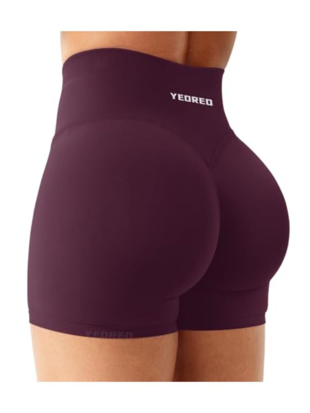 Seamless High Waist Booty Lifting Biker Shorts, Tummy Control, 4.5" Inseam